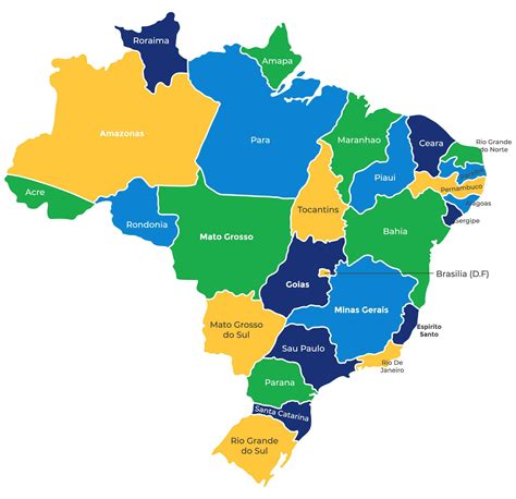Mapa de Brasil con variación de tasas de mortalidad fetal por región