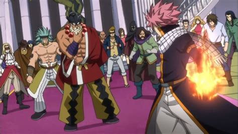 Equipo Sabertooth participando en los Grandes Juegos Mágicos
