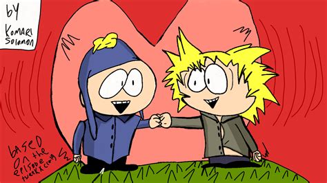 Ejemplo de dibujo Yaoi de Tweek y Craig