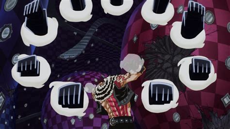Ilustración de las técnicas de mochi de Katakuri