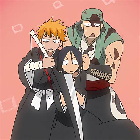 Ganju Shiba y Ichigo Kurosaki
