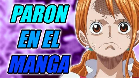 Panel final del capítulo 1095 indicando un parón