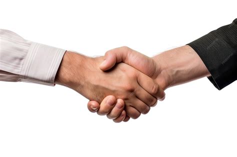 Dos personas dándose la mano