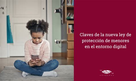 Infografía sobre la protección de menores en internet