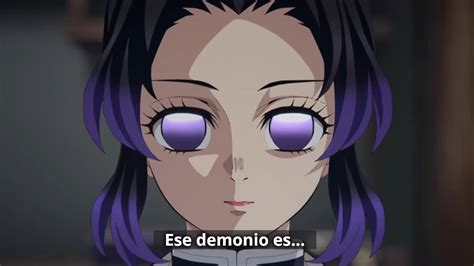 Shinobu Kocho confrontando a la Hermana Mayor de la familia Araña