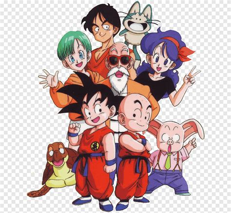 Figuras de Goku, Krillin, Yamcha y Bulma de Dragon Ball