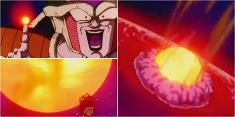 Freezer prepara una supernova para destruir el planeta Vegeta