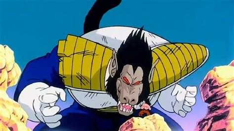 Freezer ahorcando a Vegeta con su cola