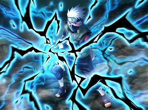 Kakashi ejecutando el Raikiri
