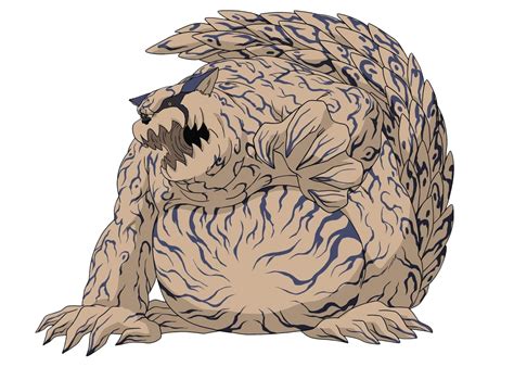 Ilustración de Shukaku, la Bestia de Una Cola