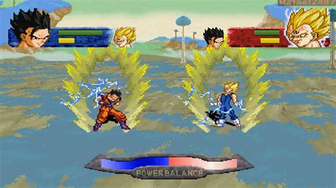 Diagrama de control de ataques especiales en un juego de lucha de Dragon Ball