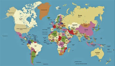 Mapa del mundo de Fiore y sus alrededores