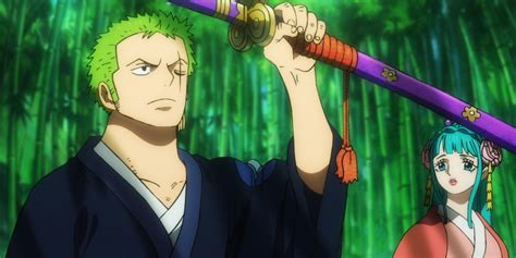 Zoro empuñando Enma