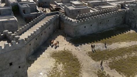 Recreación de la muralla de la ciudad siendo atacada por un titán