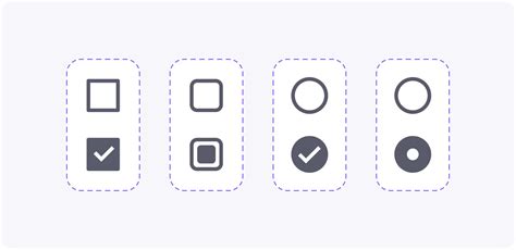 Comparativa visual de checkboxes con y sin estilos de Bulma