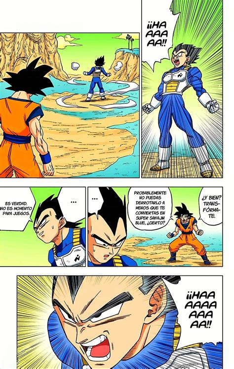 Vegeta intentando calmar a Bills