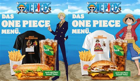 Vasos coleccionables de One Piece de Burger King