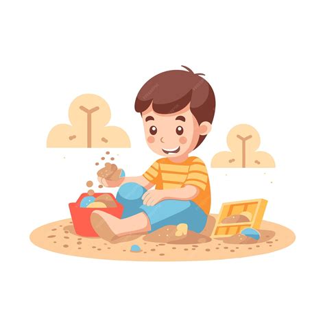 Niño Gaara jugando con arena