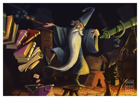 Ilustración de Merlín