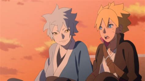 Mitsuki y Boruto en un emotivo encuentro
