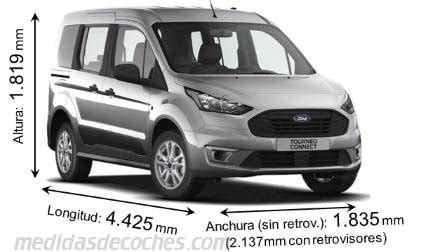 Medidas Maletero Ford Tourneo Connect