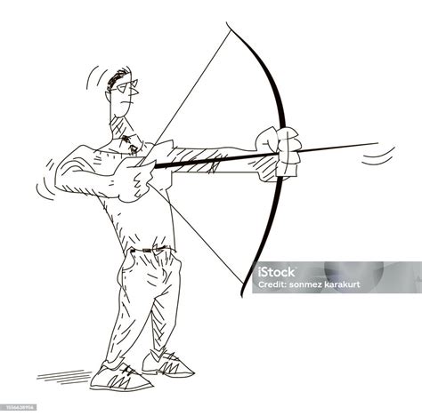 Ilustración de Eren Jaeger disparando un arco