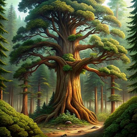Árbol gigante similar al que encontró Ymir