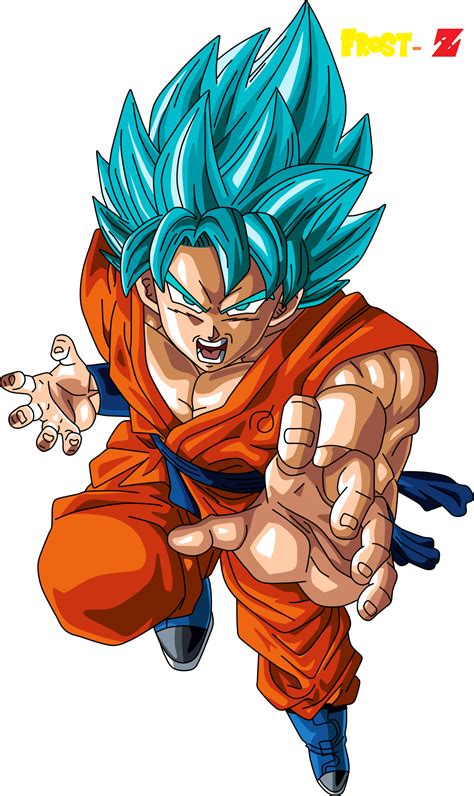 Goku en su forma Super Saiyan Blue