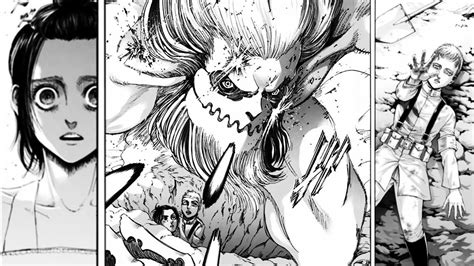 Escena de batalla intensa del manga Shingeki no Kyojin