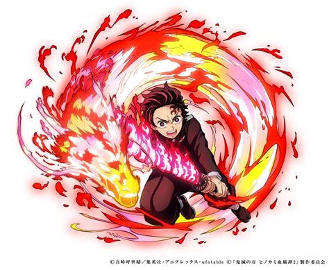 Ilustración de Tanjirō Kamado luchando contra Daki