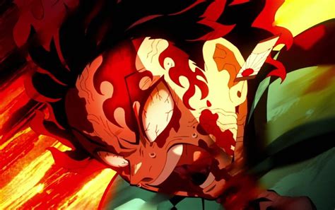 Ilustración de Tanjiro Kamado utilizando la Respiración del Sol