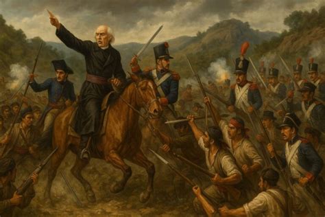 Ilustración de la batalla entre Matrona y Griamore