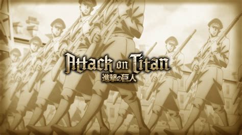 Imagen del opening 'My War' de Attack on Titan