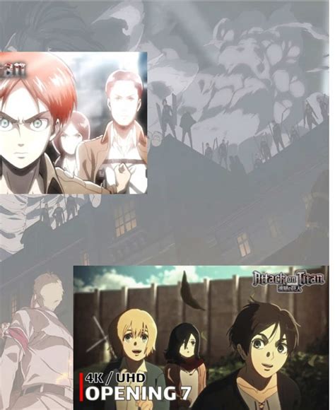 Galería de openings de Attack on Titan
