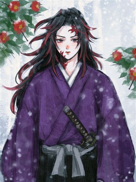 Retrato de Michikatsu Tsugikuni como humano