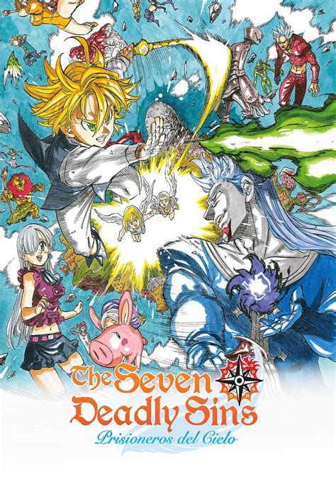 Cartel promocional de la película The Seven Deadly Sins: Prisioneros del cielo
