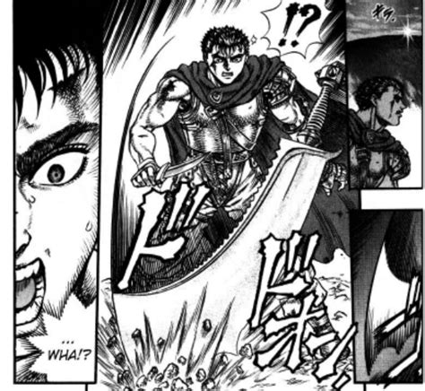 Detalle de una viñeta de Berserk con gran detalle