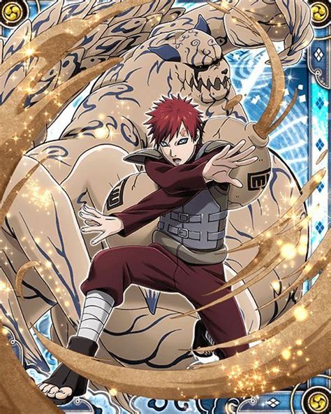 Gaara y Shukaku luchando juntos
