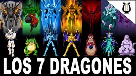 Representación de los 7 Dragones de las Sombras
