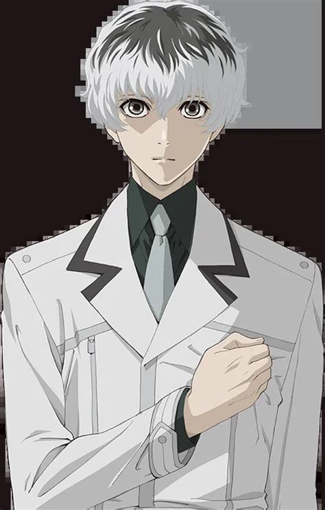 Ilustración de Haise Sasaki como investigador de la CCG
