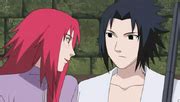 Karin trata de seducir a Sasuke