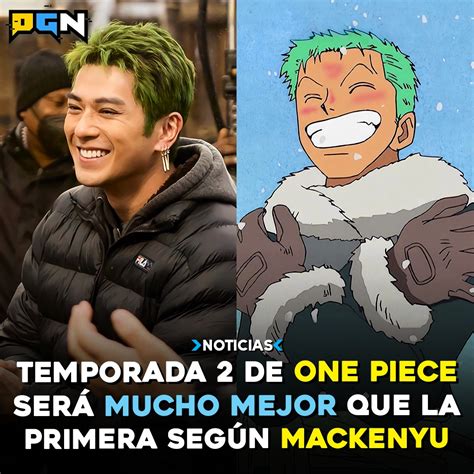 Comparativa del físico de Mackenyu en la primera y segunda temporada de One Piece live-action