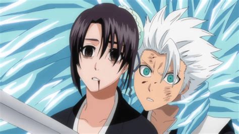 Niño Toshiro Hitsugaya con su abuela y Momo Hinamori