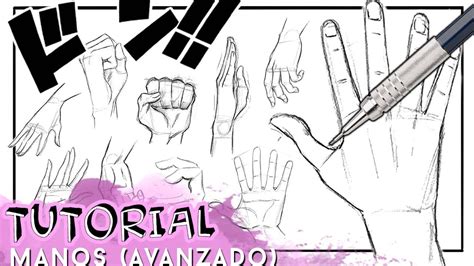Estudios de manos al estilo manga