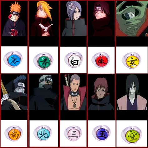Anillos de los miembros de Akatsuki