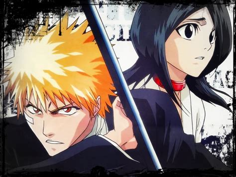 Rukia Kuchiki y Ichigo Kurosaki en su primer encuentro