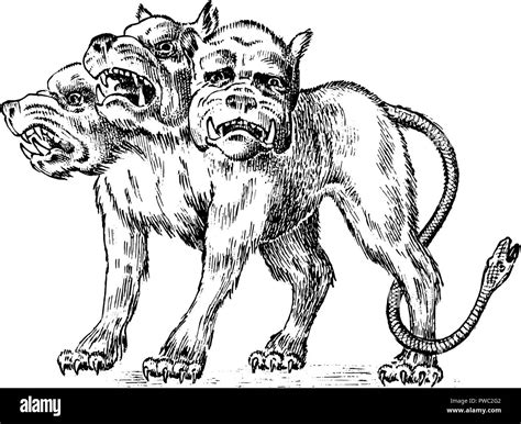 Perro de tres cabezas Cerberus