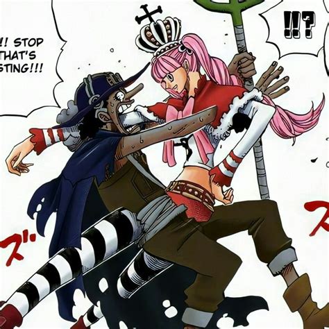 Usopp luchando contra Perona