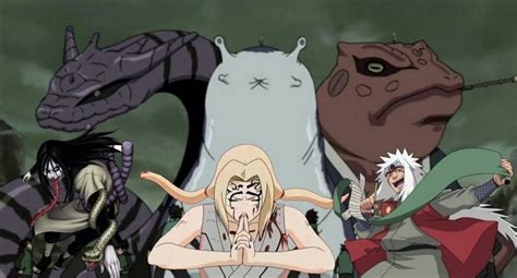 Jiraiya como uno de los legendarios Sannin