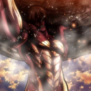 Eren cargando la roca durante el bloqueo de titanes